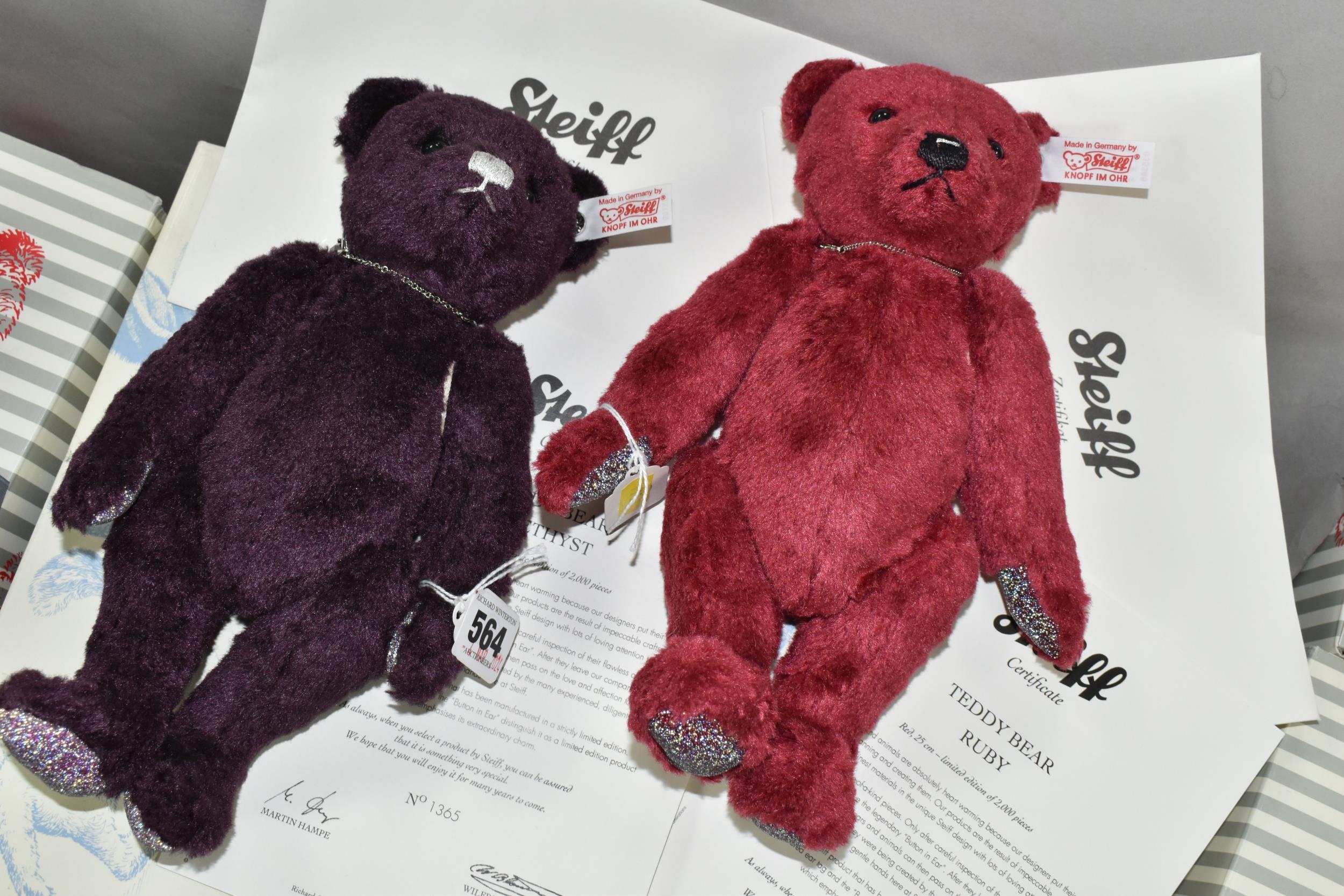 TWO BOXED LIMITED EDITION STEIFF TEDDY BEARS, comprising Teddy