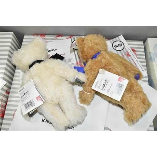 565 - TWO BOXED LIMITED EDITION STEIFF TEDDY BEARS, comprising The Steiff Black Diamond Bear, a Danbury Mi... 