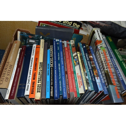 582 - FOUR BOXES OF BOOKS containing over 160 miscellaneous titles in hardback and paperback formats on th... 