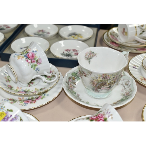 535 - A COLLECTION OF NAMED TEA AND COFFEE WARE, comprising a Royal Doulton 'Brambly Hedge' Summer cup and... 