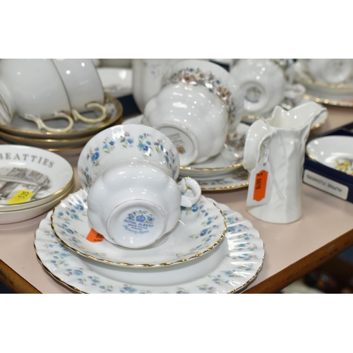 535 - A COLLECTION OF NAMED TEA AND COFFEE WARE, comprising a Royal Doulton 'Brambly Hedge' Summer cup and... 