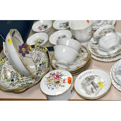 535 - A COLLECTION OF NAMED TEA AND COFFEE WARE, comprising a Royal Doulton 'Brambly Hedge' Summer cup and... 