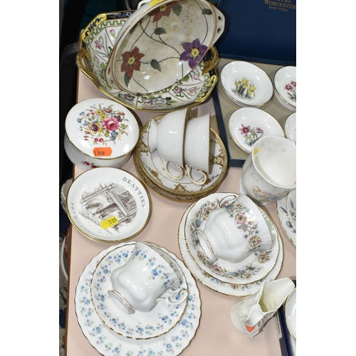 535 - A COLLECTION OF NAMED TEA AND COFFEE WARE, comprising a Royal Doulton 'Brambly Hedge' Summer cup and... 