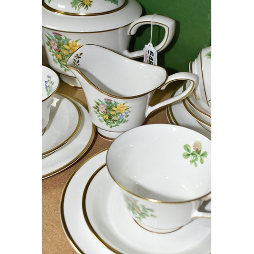 648 - BOXED ROYAL WORCESTER L'ATELIER ART EDITIONS 'THE WILD FLOWERS OF BRITAIN WEDDING TEA SET', to celeb... 