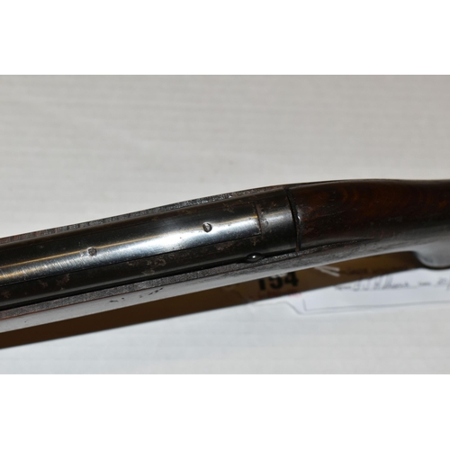 154 - A WEBLEY & SCOTT .177 CAL JAGUAR AIR RIFLE, no visible serial number, overall length 92cm approx., s... 