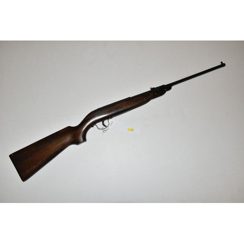 154 - A WEBLEY & SCOTT .177 CAL JAGUAR AIR RIFLE, no visible serial number, overall length 92cm approx., s... 