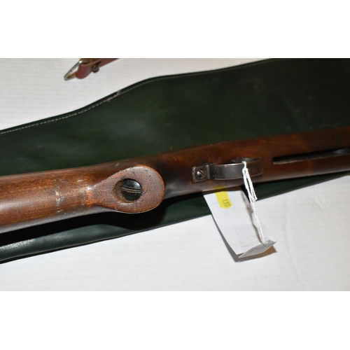 155 - A BSA .177 CAL BREAK BARREL AIR RIFLE, serial no. CA58146, BSA name stamped into side of stock, over... 