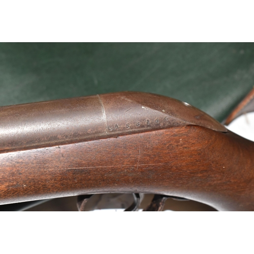 155 - A BSA .177 CAL BREAK BARREL AIR RIFLE, serial no. CA58146, BSA name stamped into side of stock, over... 