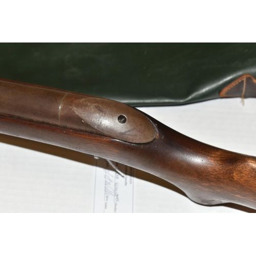 155 - A BSA .177 CAL BREAK BARREL AIR RIFLE, serial no. CA58146, BSA name stamped into side of stock, over... 