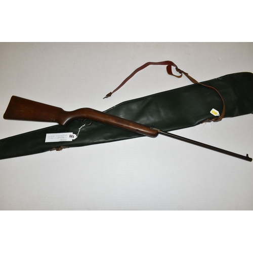 155 - A BSA .177 CAL BREAK BARREL AIR RIFLE, serial no. CA58146, BSA name stamped into side of stock, over... 