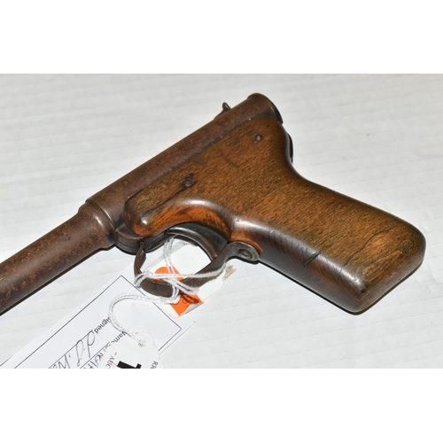 157 - A DIANA MOD 2 AIR PISTOL, no visible serial number, stamped Made In Germany, in working order, heavi... 