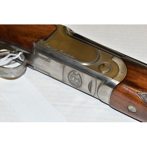 160 - A 12 BORE MARROCHI OVER AND UNDER EJECTOR SHOTGUN, serial no. 193128, 30'' barrels, overall length 4... 