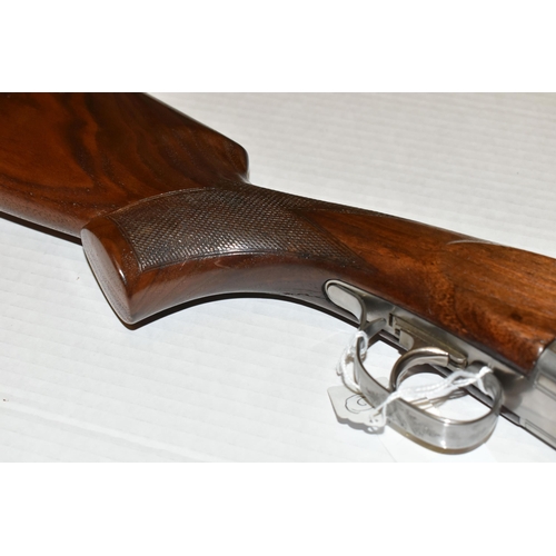 160 - A 12 BORE MARROCHI OVER AND UNDER EJECTOR SHOTGUN, serial no. 193128, 30'' barrels, overall length 4... 