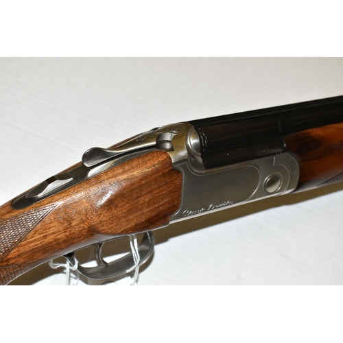 160 - A 12 BORE MARROCHI OVER AND UNDER EJECTOR SHOTGUN, serial no. 193128, 30'' barrels, overall length 4... 