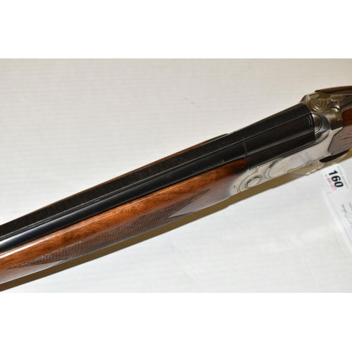 160 - A 12 BORE MARROCHI OVER AND UNDER EJECTOR SHOTGUN, serial no. 193128, 30'' barrels, overall length 4... 