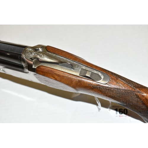 160 - A 12 BORE MARROCHI OVER AND UNDER EJECTOR SHOTGUN, serial no. 193128, 30'' barrels, overall length 4... 