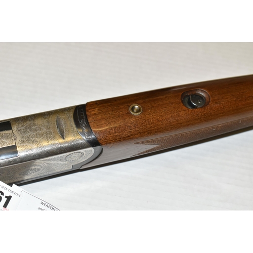 161 - A 12 BORE BERETTA  OVER AND UNDER EJECTOR SHOTGUN, serial no.16737, 28 inch barrels, overall length ... 