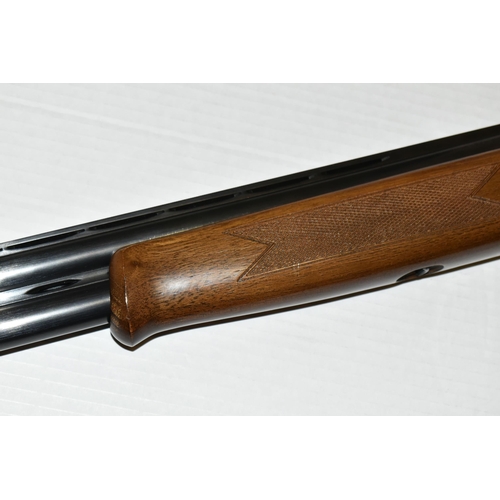 161 - A 12 BORE BERETTA  OVER AND UNDER EJECTOR SHOTGUN, serial no.16737, 28 inch barrels, overall length ... 