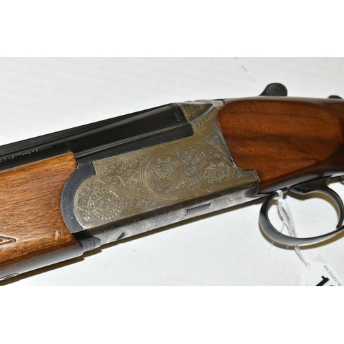 161 - A 12 BORE BERETTA  OVER AND UNDER EJECTOR SHOTGUN, serial no.16737, 28 inch barrels, overall length ... 