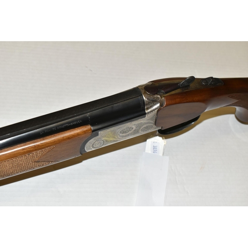 161 - A 12 BORE BERETTA  OVER AND UNDER EJECTOR SHOTGUN, serial no.16737, 28 inch barrels, overall length ... 