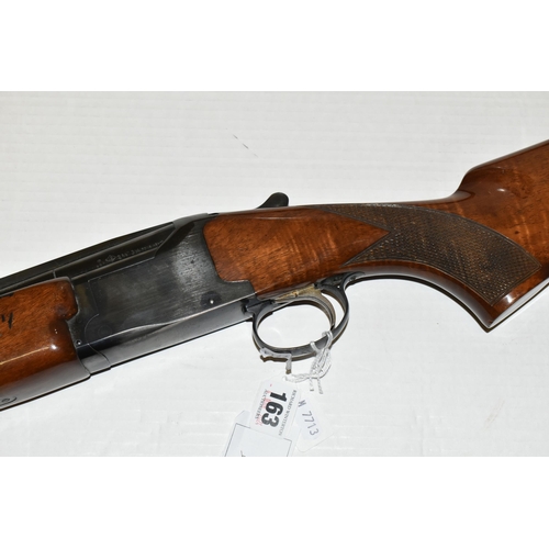 163 - A 12 BORE WINCHESTER XPERT MODEL 96 OVER AND UNDER EJECTOR SHOTGUN, serial no. K385687, 30 inch barr... 