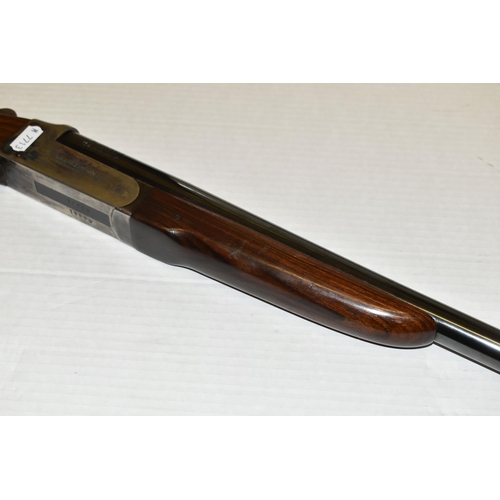 164 - A 12 BORE WEBLEY & SCOTT SINGLE BARREL SEMI HAMMERLESS SINGLE SHOT SHOTGUN, serial no.65691, 30 inch... 