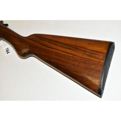 164 - A 12 BORE WEBLEY & SCOTT SINGLE BARREL SEMI HAMMERLESS SINGLE SHOT SHOTGUN, serial no.65691, 30 inch... 