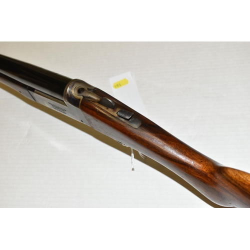 164 - A 12 BORE WEBLEY & SCOTT SINGLE BARREL SEMI HAMMERLESS SINGLE SHOT SHOTGUN, serial no.65691, 30 inch... 