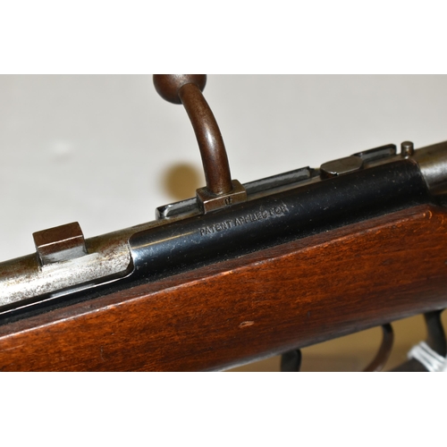 165 - A .410 CAL WEBLEY & SCOTT BOLT ACTION SINGLE BARREL SINGLE SHOT SHOTGUN, serial no. 0828, 25 1/2 inc... 