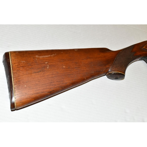 166 - A 12 BORE BAIKAL MODEL IJLB SINGLE BARREL SINGLE SHOT SHOTGUN, serial no. 02974, 28 1/2 inch barrel,... 