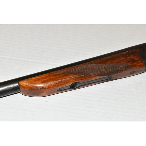 166 - A 12 BORE BAIKAL MODEL IJLB SINGLE BARREL SINGLE SHOT SHOTGUN, serial no. 02974, 28 1/2 inch barrel,... 