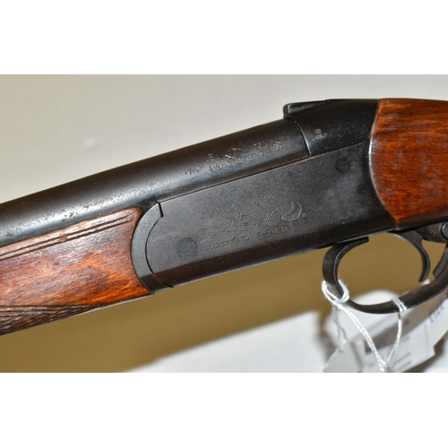 166 - A 12 BORE BAIKAL MODEL IJLB SINGLE BARREL SINGLE SHOT SHOTGUN, serial no. 02974, 28 1/2 inch barrel,... 