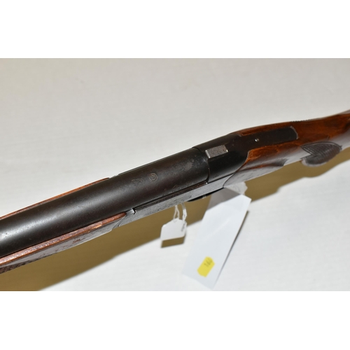 166 - A 12 BORE BAIKAL MODEL IJLB SINGLE BARREL SINGLE SHOT SHOTGUN, serial no. 02974, 28 1/2 inch barrel,... 