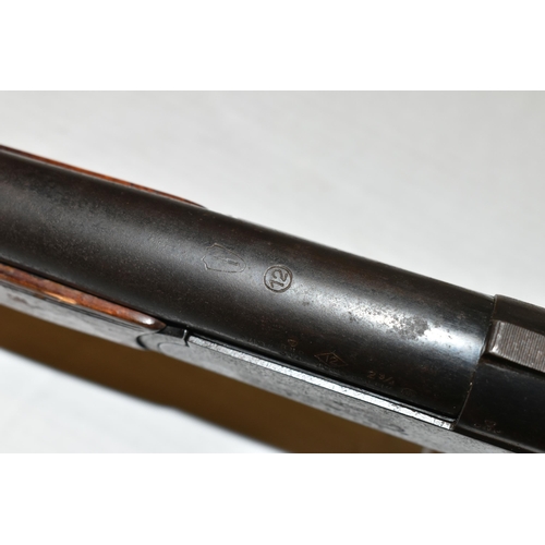 166 - A 12 BORE BAIKAL MODEL IJLB SINGLE BARREL SINGLE SHOT SHOTGUN, serial no. 02974, 28 1/2 inch barrel,... 