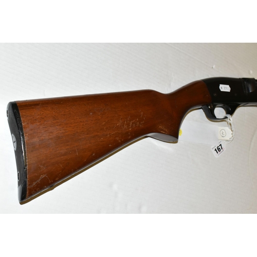 167 - PURCHASER MUST BE AN R.F.D OR HAVE APPROPRIATE FIREARMS CERTIFICATE A REMINGTON SPEEDMASTER MODEL 55... 