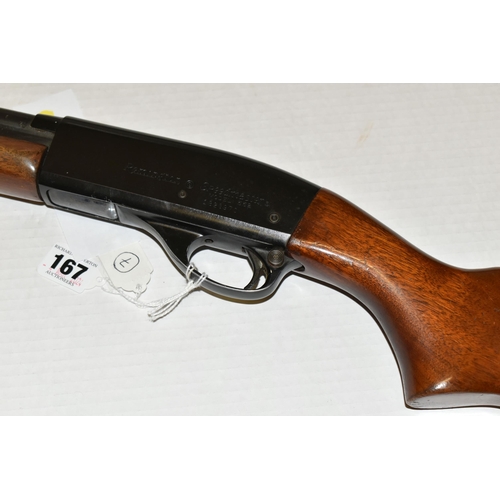 167 - PURCHASER MUST BE AN R.F.D OR HAVE APPROPRIATE FIREARMS CERTIFICATE A REMINGTON SPEEDMASTER MODEL 55... 