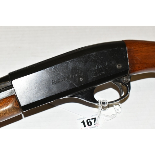 167 - PURCHASER MUST BE AN R.F.D OR HAVE APPROPRIATE FIREARMS CERTIFICATE A REMINGTON SPEEDMASTER MODEL 55... 