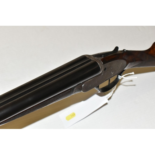 168 - A 12 BORE J. PURDEY & SONS SIDE BY SIDE EJECTOR SHOTGUN, serial no. 17478, figured walnut stock, fol... 