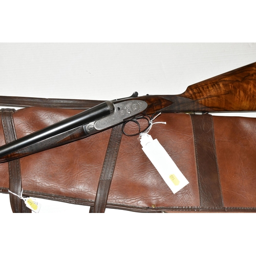 168 - A 12 BORE J. PURDEY & SONS SIDE BY SIDE EJECTOR SHOTGUN, serial no. 17478, figured walnut stock, fol... 