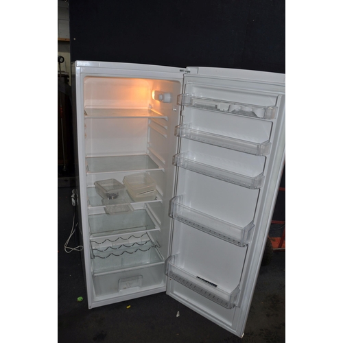 1062 - A BEKO TLDA521W1 LARDER FRIDGE width 54cm depth 57cm height 145cm (PAT pass and working at 0 degrees... 