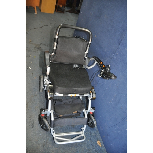 1070 - AN I GO FOLDING ELECTRIC WHEELCHAIR with two batteries and two chargers (PAT pass and working)