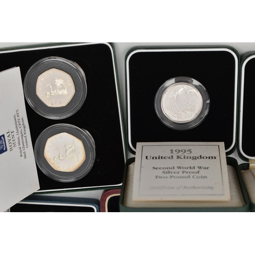 125 - A ROYAL MINT SPECIMEN PROOF SET OF 1937, Crown to Farthing Fifteen Coins including Maundy 4d-1d, a q... 