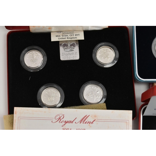 125 - A ROYAL MINT SPECIMEN PROOF SET OF 1937, Crown to Farthing Fifteen Coins including Maundy 4d-1d, a q... 