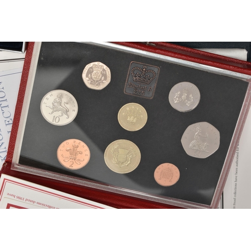 127 - A LARGE BOX CONTAINING ROYAL MINT PROOF YEAR SETS, to include proof sets from 1983 - 2003, with 1997... 