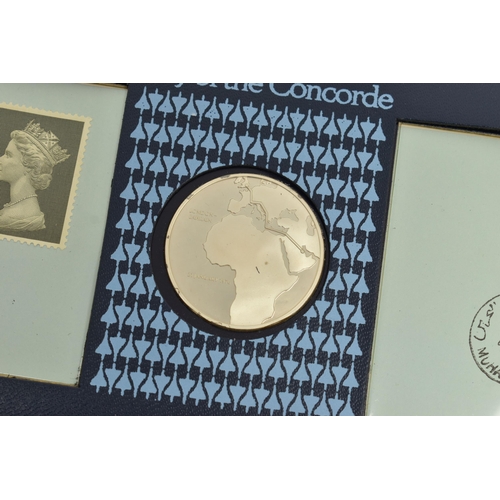 137 - A PARCEL OF COINS AND COMMEMORATIVES, to include Day of the Concorde commemorative issue Sterling si... 