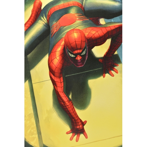 308 - ALEX ROSS FOR MARVEL COMICS (AMERICAN CONTEMPORARY) 'THE SPECTACULAR SPIDERMAN', a signed artist pro... 