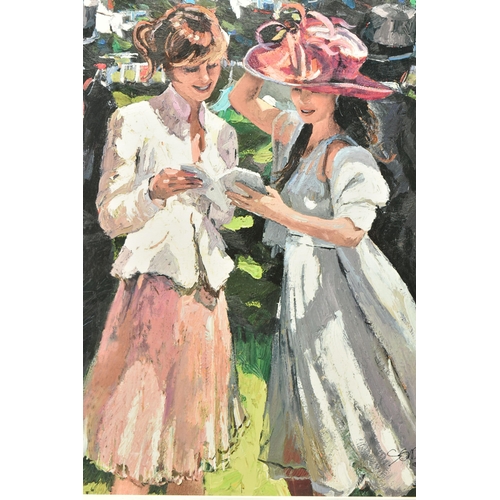 309 - SHERREE VALENTINE DAINES (BRITISH 1959) 'ROYAL ASCOT LADIES DAY II' a signed limited edition print 1... 