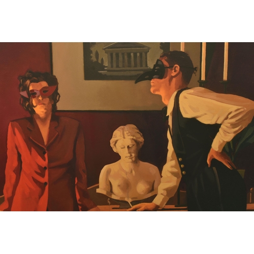 313 - JACK VETTRIANO (SCOTTISH 1951) 'THE SPARROW AND THE HAWK', a signed limited edition print on paper d... 