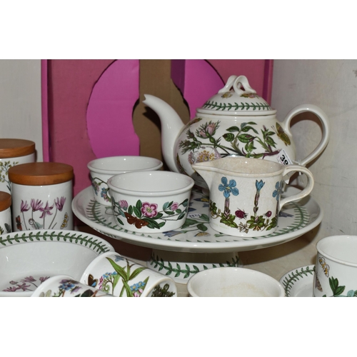 398 - A QUANTITY OF PORTMEIRION BOTANIC GARDEN AND A SMALL QUANTITY OF OTHER CERAMICS, METALWARES, ETC, th... 