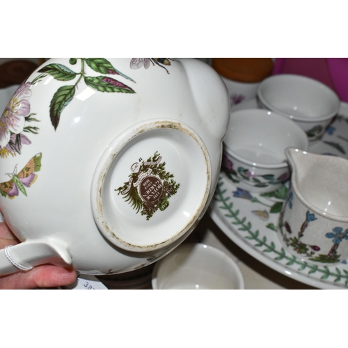 398 - A QUANTITY OF PORTMEIRION BOTANIC GARDEN AND A SMALL QUANTITY OF OTHER CERAMICS, METALWARES, ETC, th... 